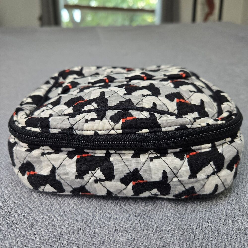 Vera Bradley Scottie Dogs Hanging Organizer Cosmetic Jewelry Travel Case Quilted